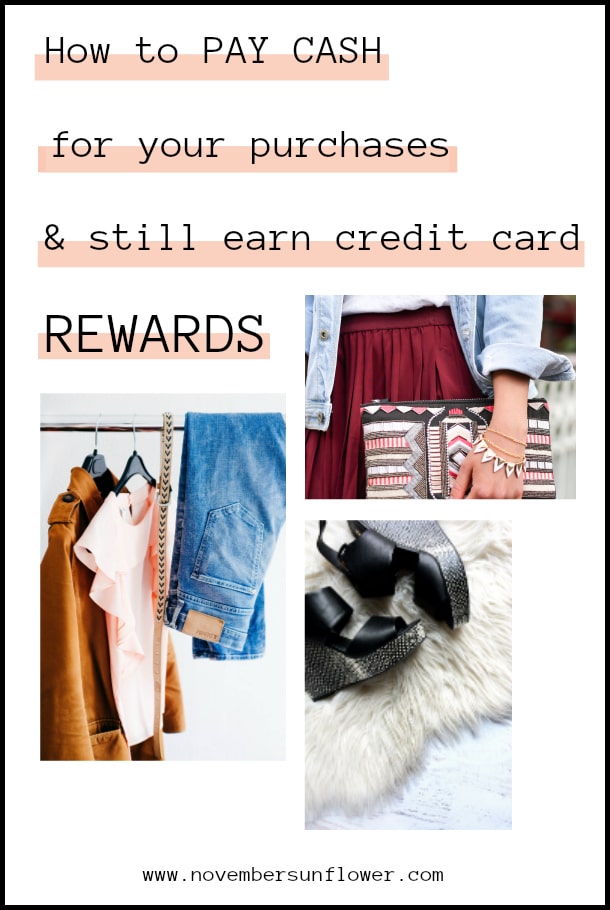 How to pay cash for purchases & still earn credit card rewards