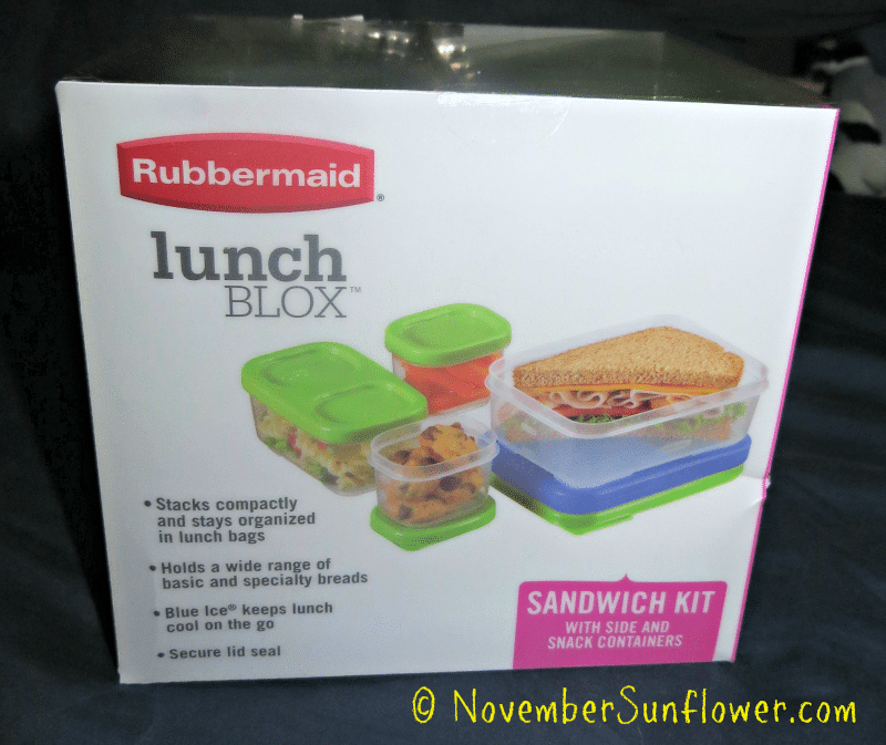 Rubbermaid Lunch Blox Snack Kit - Lunch Box Food Containers