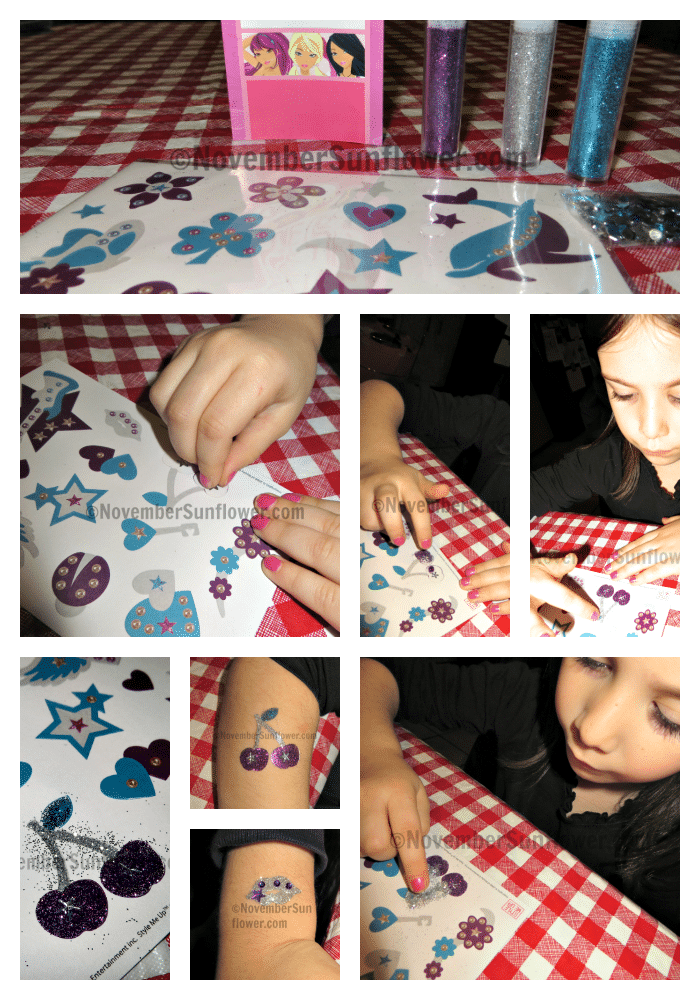 Style Me Up Glitter Powder Tattoos