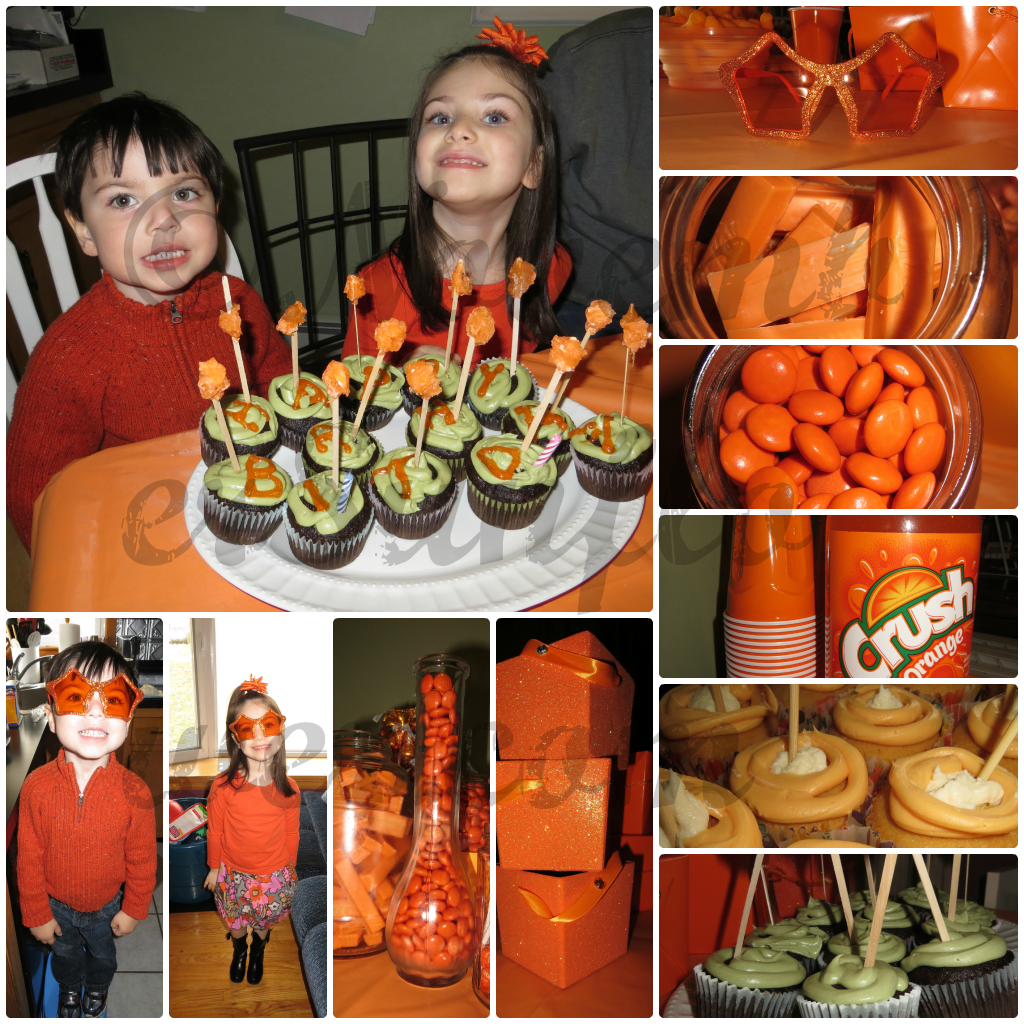 Orange Themed Birthday 