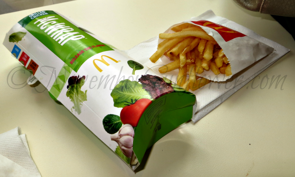 McDonald's McWrap with Fries
