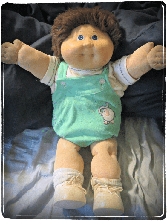 cabbage patch kid boy black hair