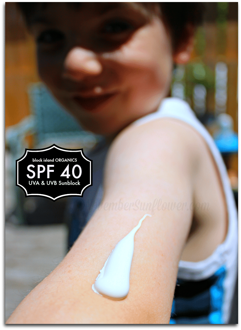 organic mineral sunscreen #blockislandorganics #summersafety #spf40 #sponsored