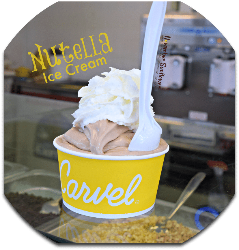 summer has a new flavor #carvel #nutella #nationalicecreamday #sponsored