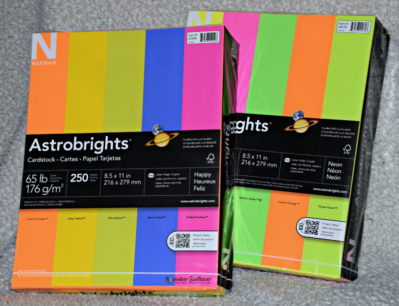 creating cards with astrobrights #sponsored #shopletreviews