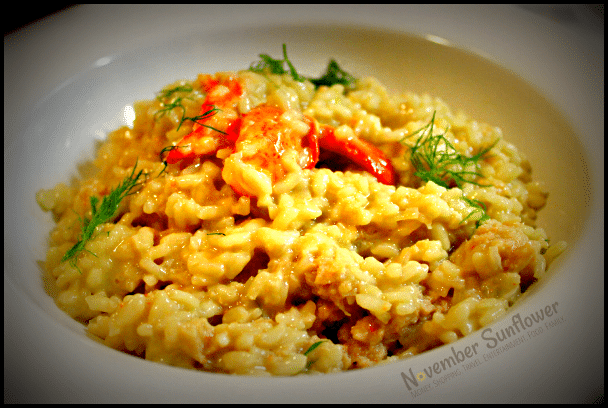 lobster risotto #peachdish #lobsterrisotto