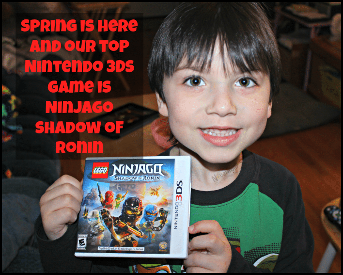 Spring is here and our top Nintendo 3DS game is Ninjago Shadow