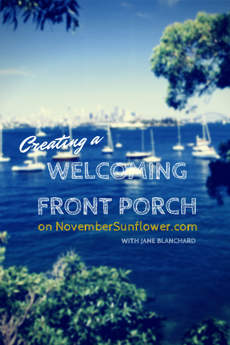 creating a welcoming porch #DIY #forthehome 