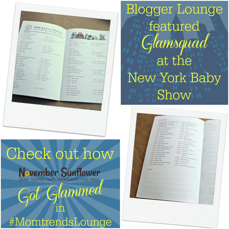 Blogger lounge featured Glamsquad at the New York Baby Show #momtrendslounge #sponsored