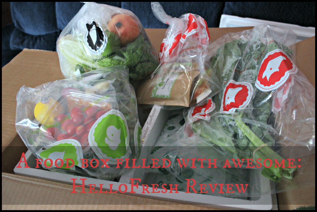 A food box filled with awesome: HelloFresh Review 