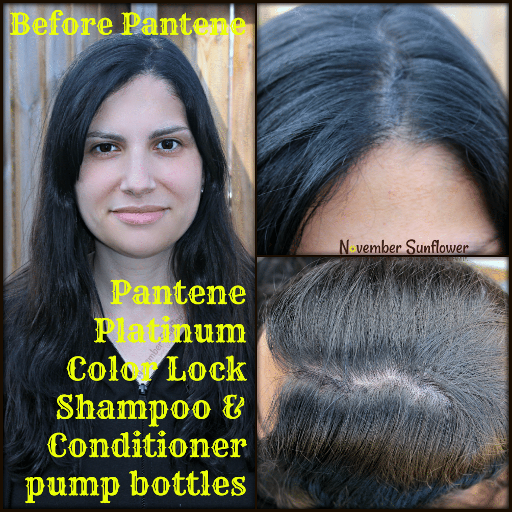 Pantene Platinum Color Lock Shampoo & Conditioner pump bottles #pantene #colorlock #sponsored