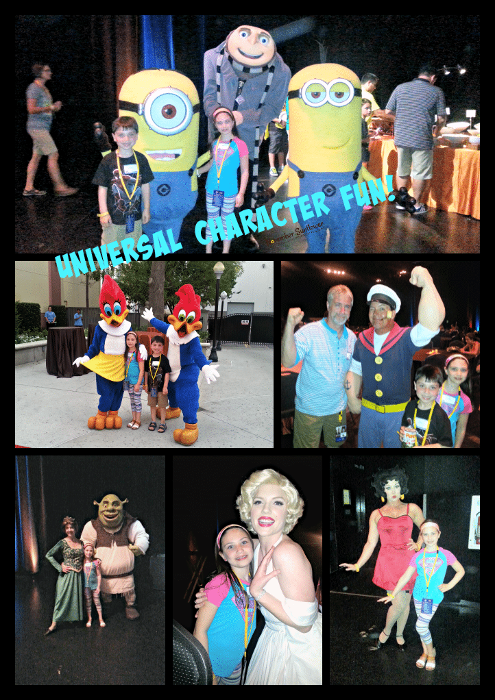 Universal Studios Characters #familyforward #universalmoments #shrek #minions #bettyboop #marilynmonroe #popeye #woodywoodpecker #gru