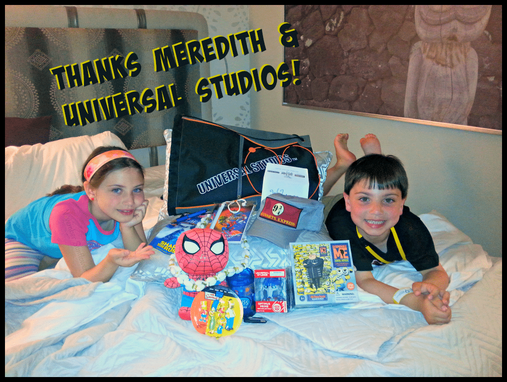 Universal Studios Family Forward gifts #familyforward #universalmoments #loewshotels