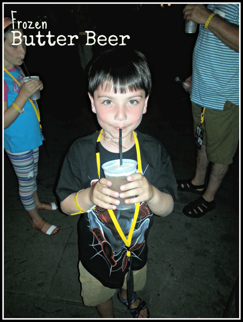 Harry Potter Butter Beer #universalmoments #travelwithkids #familytravel