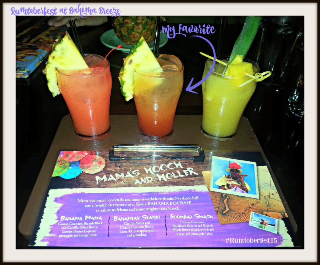 Rumtoberfest Mama Hooch and Holler Trio #caribbeanrum #rumcocktails #rumtoberfest15 #bahamabreeze 