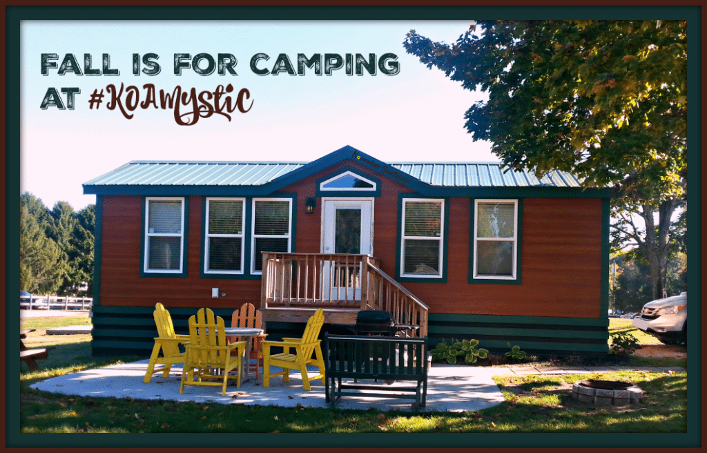 Fall is for camping at Kampgrounds of America in Mystic, CT