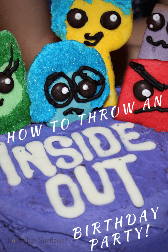 How to throw an Inside Out Birthday Party 