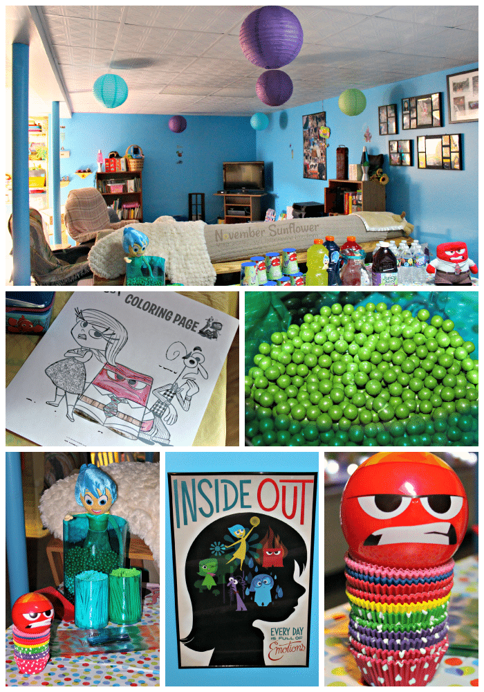 Inside Out Party Decorations #InsideOut #DisneyInsideOut