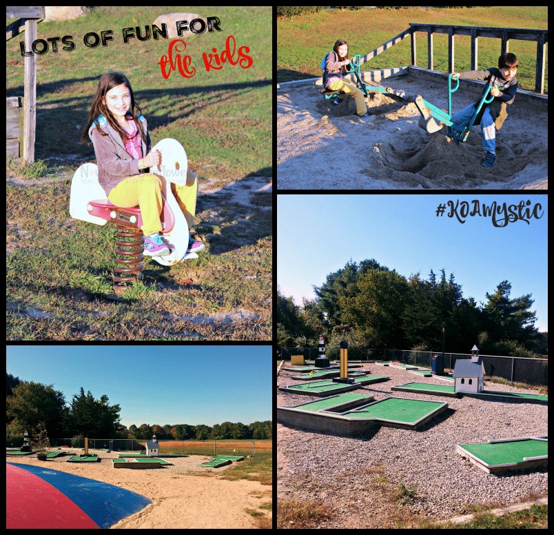 Fun for kids at #KOAMystic #familytravel #camping