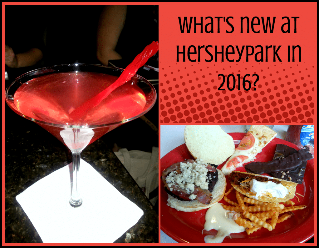 New menu items at Hersheypark for 2016