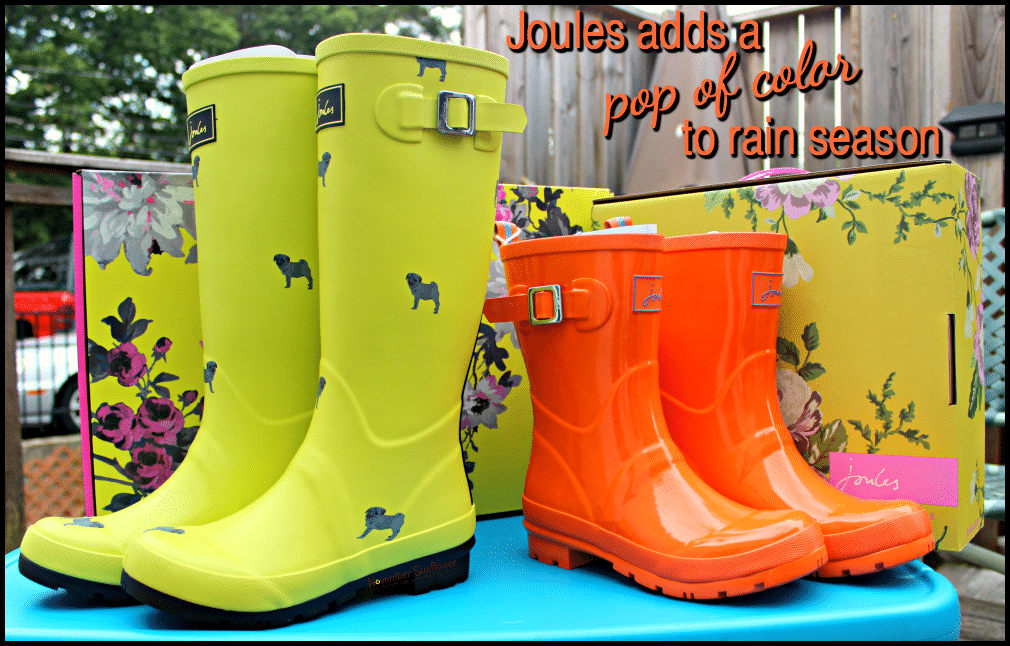 Joules adds a pop of color to rain season 