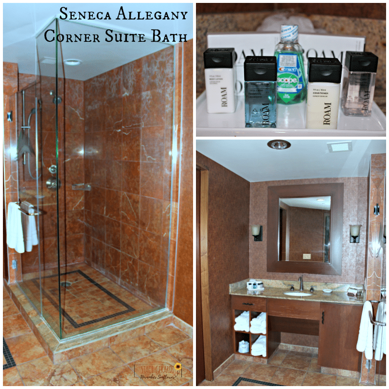 Seneca Allegany Corner Suite Bath