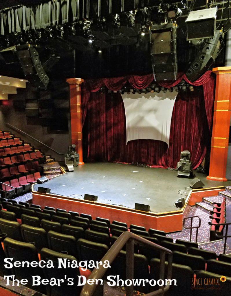 Seneca Niagara The Bear's Den Showroom intimate setting for many shows at the resort casino