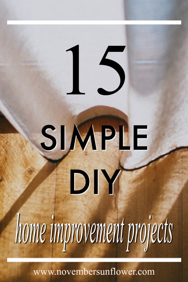 simple diy home improvement projects 