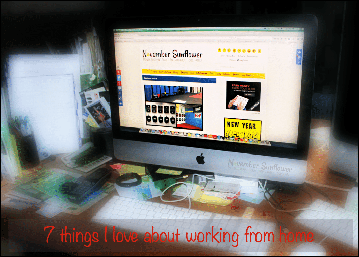 7 things I love about working from home