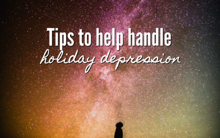 Tips to help handle holiday depression