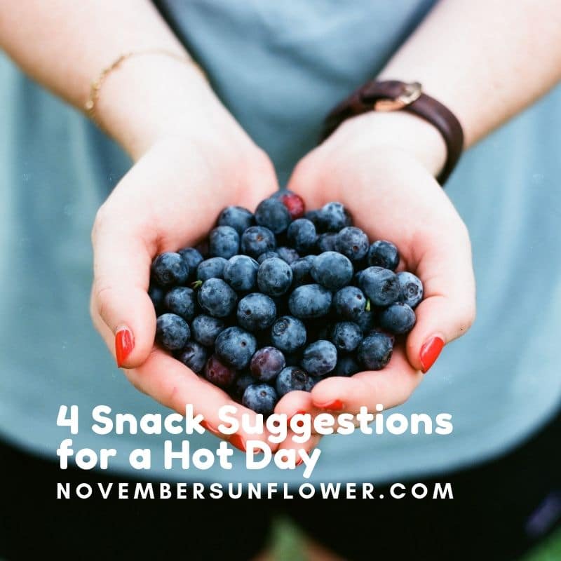 hands holding a large amount of blueberries