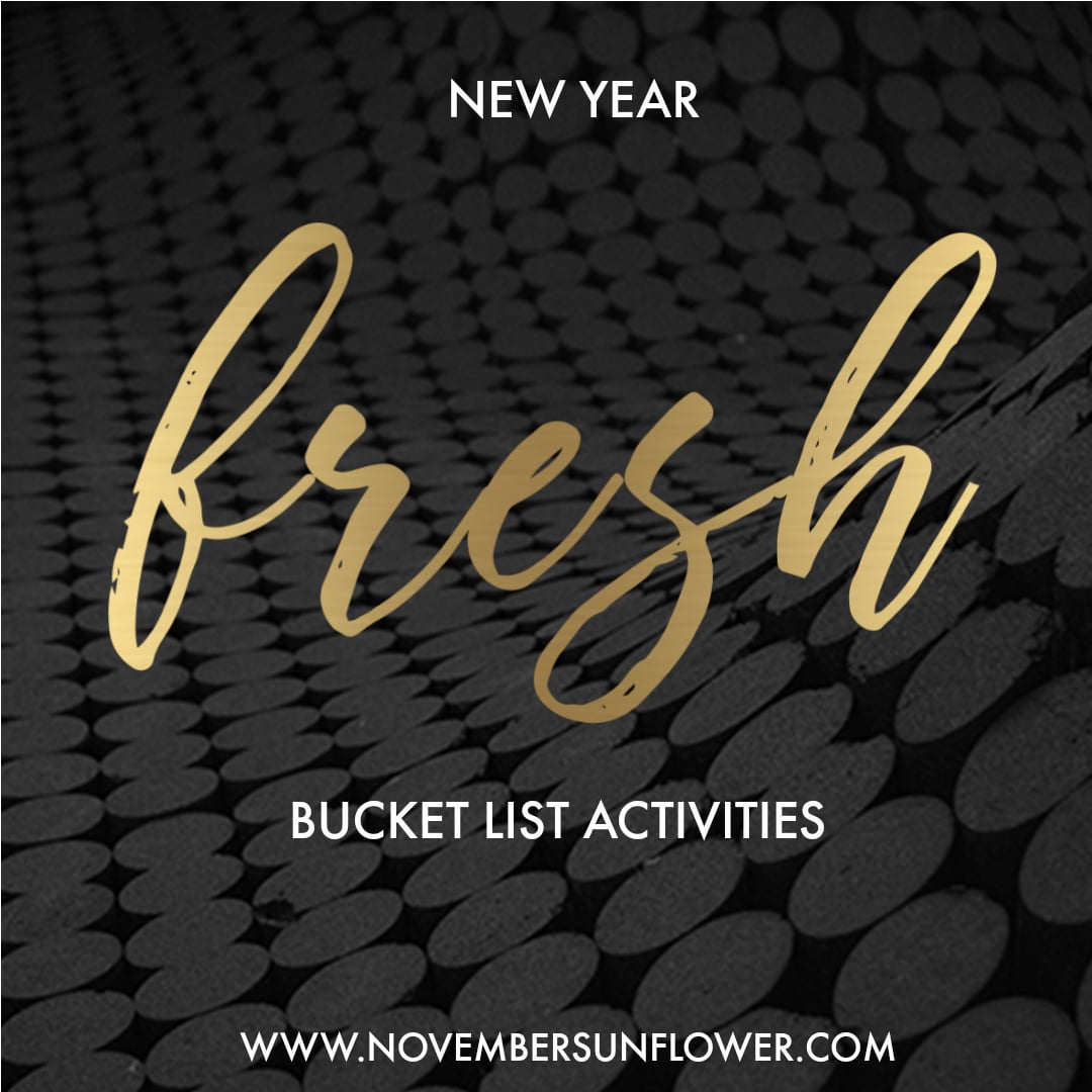 bucket list activities for the new year