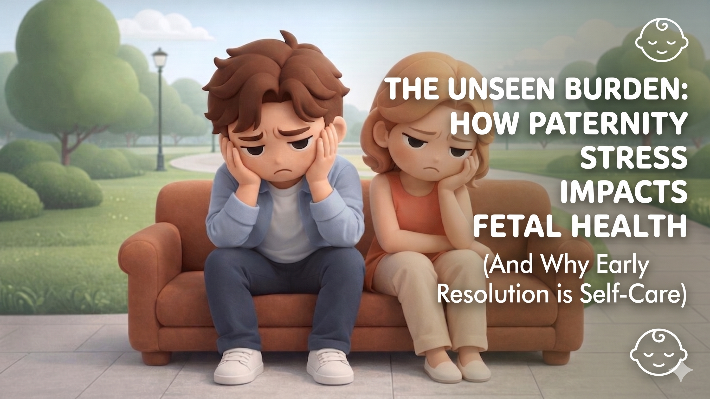 paternity stress impacts fetal health