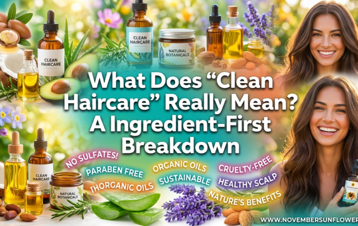 clean haircare ingredients