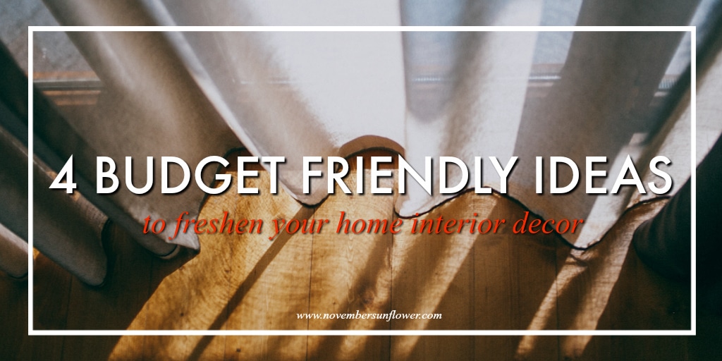 budget friendly home interior decor tips