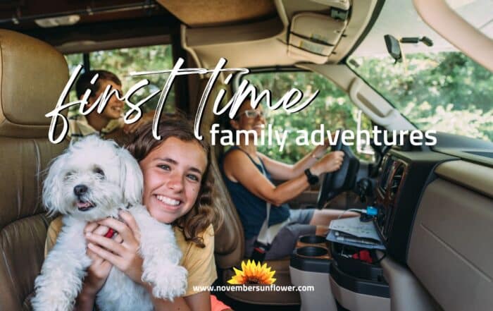 first time family adventure