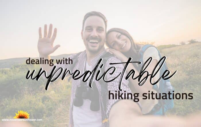 unpredictable hiking situations